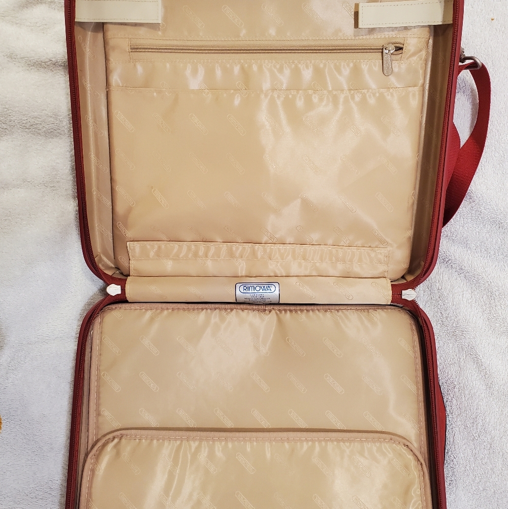 Rimowa Cherry Red Hard Shell Bolero Laptop Computer Bag/Briefcase - Picture 15 of 15